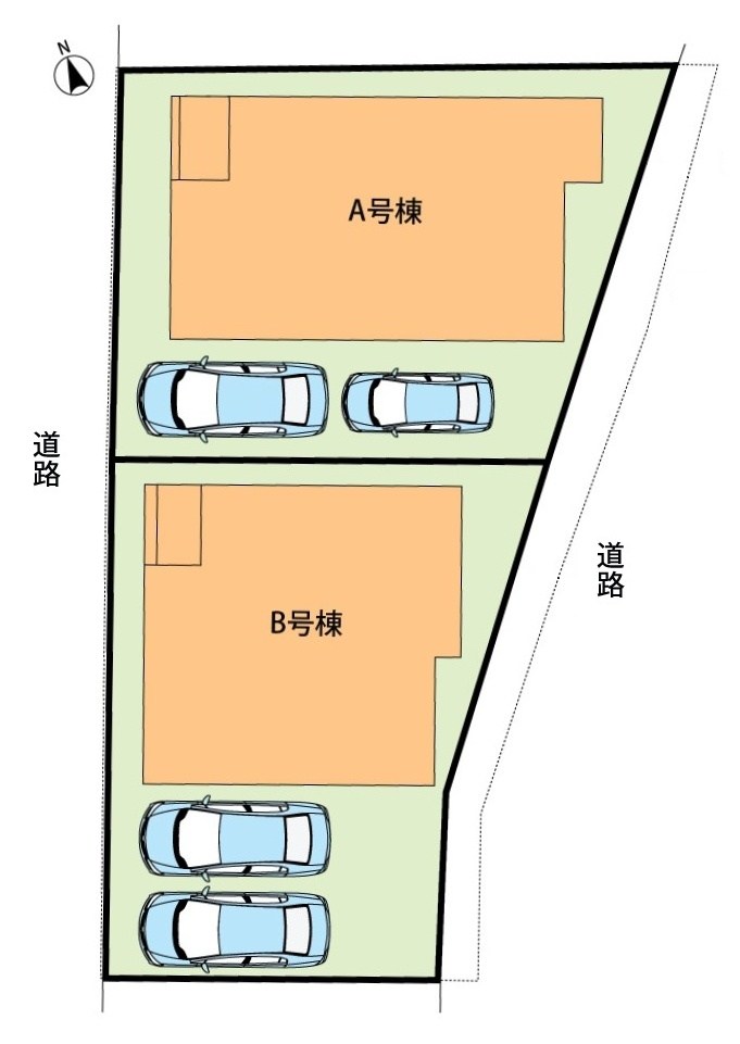 加古川市東神吉町出河原　B号地 区画図