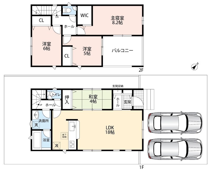 三木市緑が丘町中　第1期　2号地  間取図・土地図