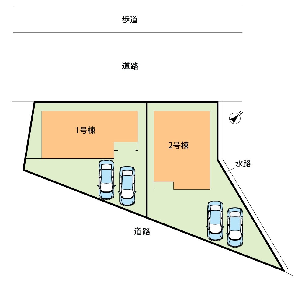 加東市下滝野　第6期　2号地  区画図
