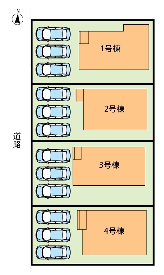 加東市上滝野　1号地 区画図