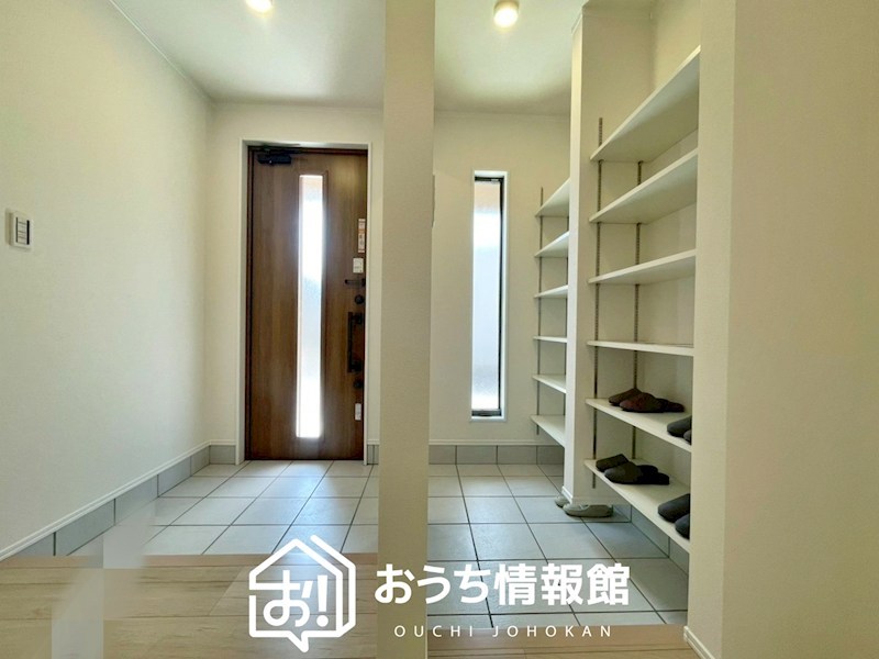 岐阜市岩崎　D号地 現地写真（玄関）