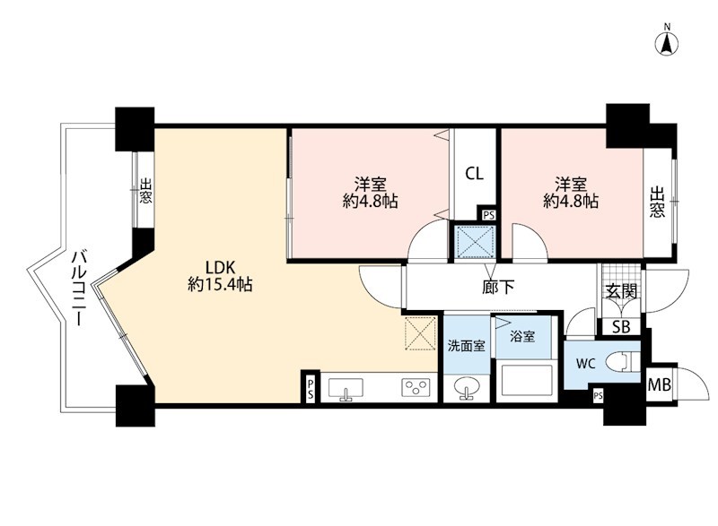 ふぁみーゆ寝屋川セントラルパーク　A棟 間取図・土地図