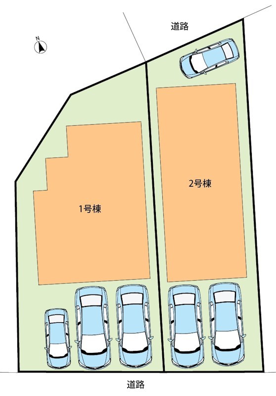 大津市下阪本　1号地 区画図