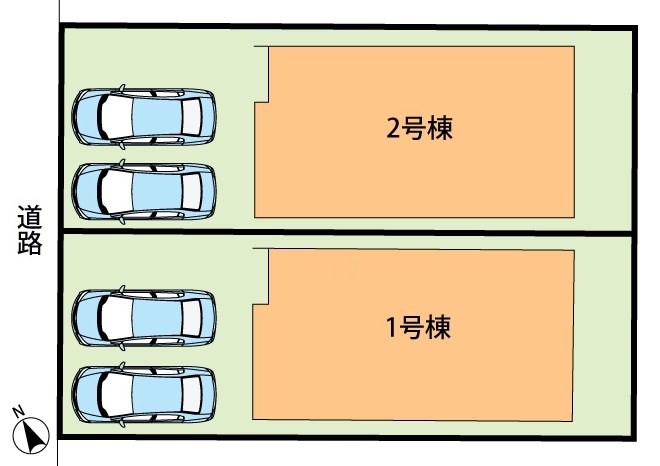 枚方市高野道　第2期　1号地 区画図