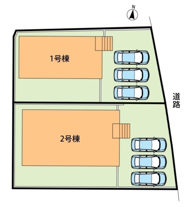 土岐市妻木平成町　第2期　2号地  区画図