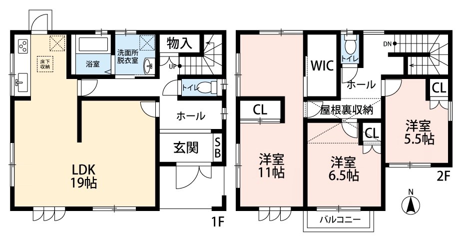 四日市市桜新町　 間取図・土地図
