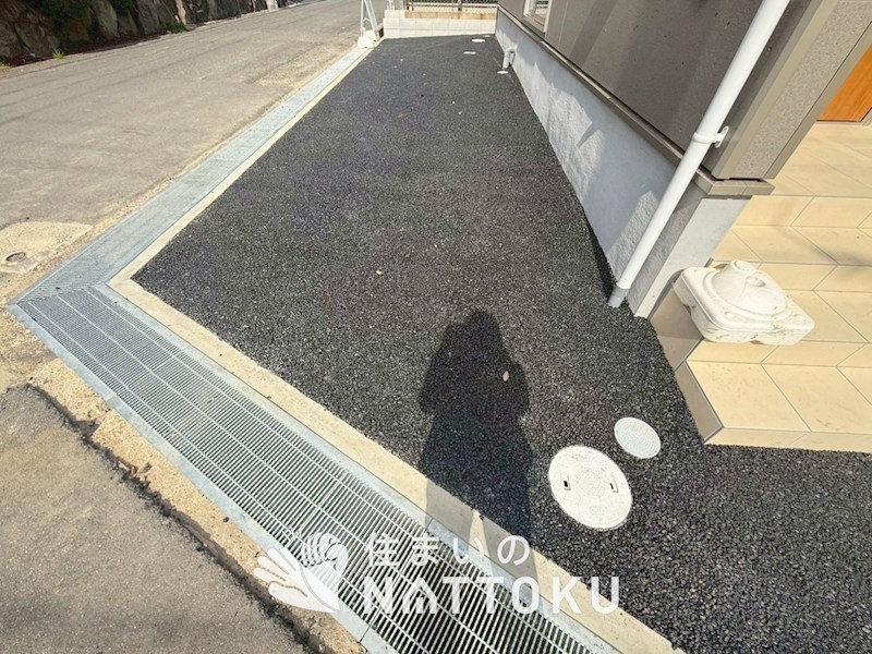 枚方市山之上西町　第1期　1号地 現地写真（駐車場）