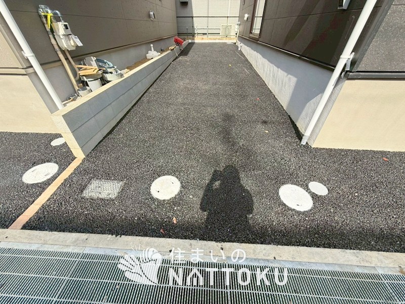 枚方市山之上西町　第1期　2号地  現地写真（駐車場）