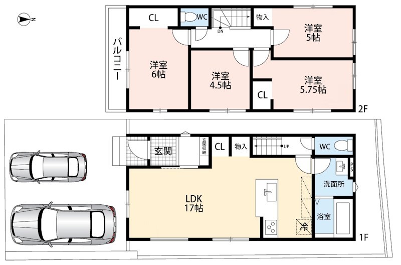 亀岡市余部町天神又　第6期　3号地 間取図・土地図