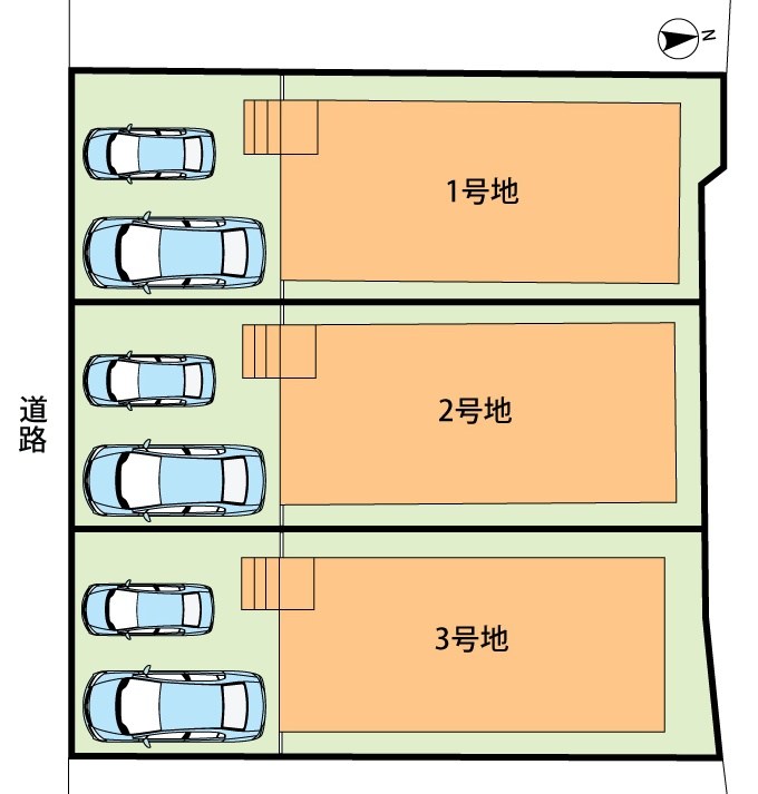 亀岡市余部町天神又　第6期　3号地 区画図