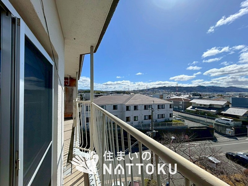 藤阪ハイツ　B4棟 現地写真（バルコニー）