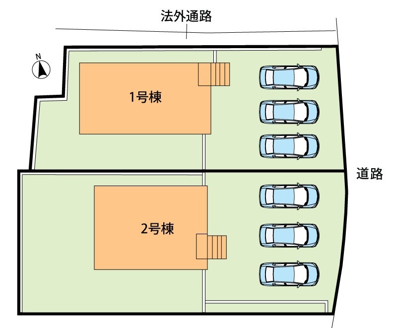 加茂郡川辺町石神　第1期　2号地 区画図