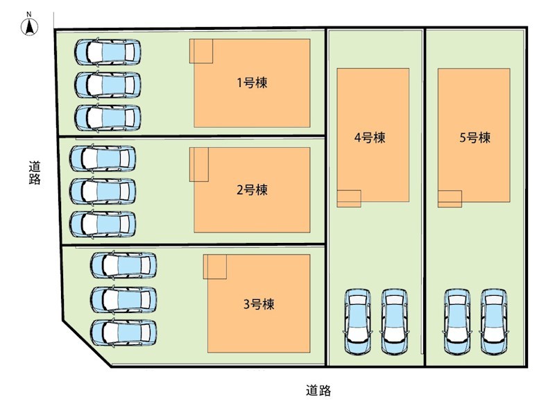 瑞浪市北小田町　第5期　2号地 区画図
