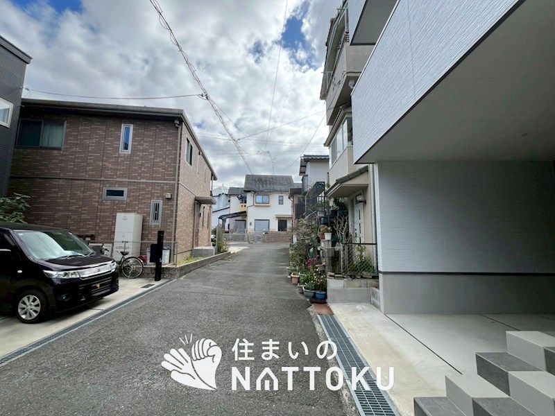 交野市星田 現地写真（前面道路含む現地写真）