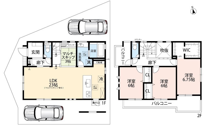 大津市雄琴　第2期　14号地 間取図・土地図