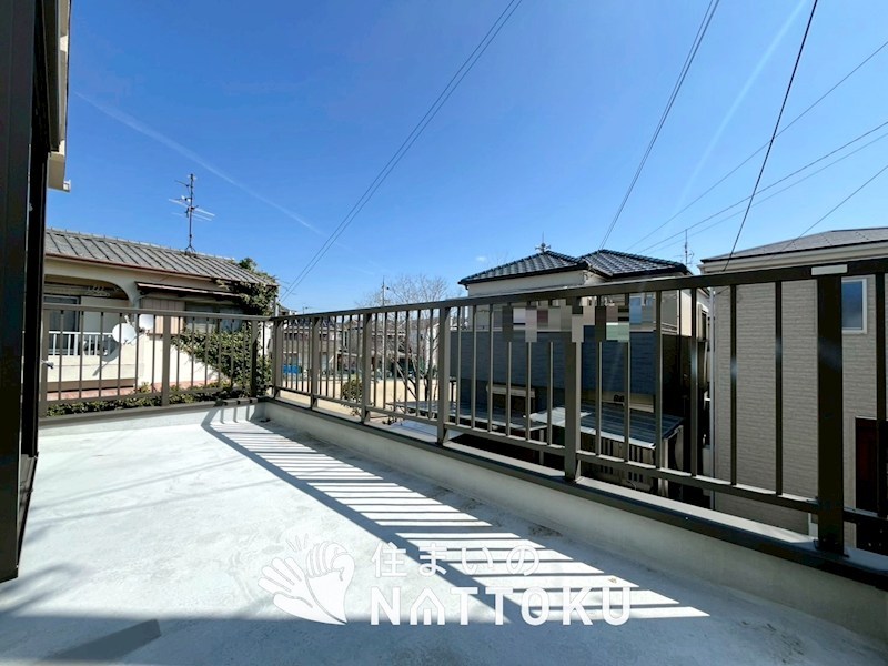 交野市倉治 現地写真（バルコニー）