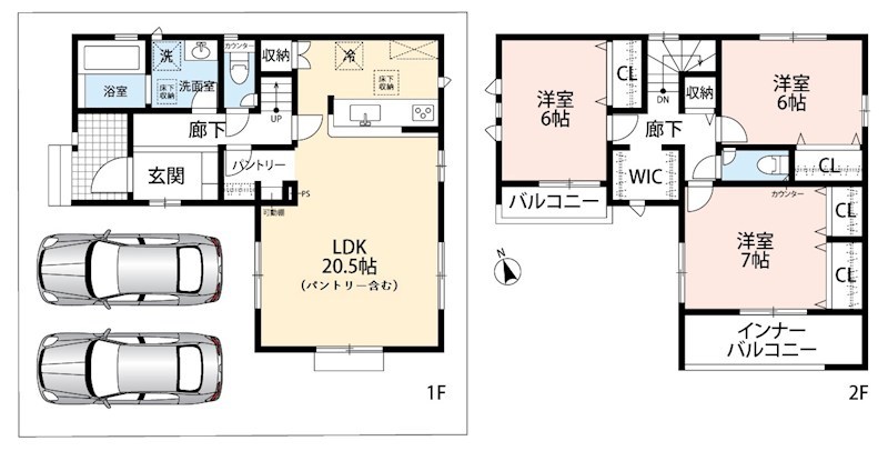 犬山市寺西　 間取図・土地図