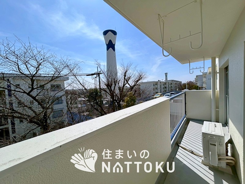 香里三井F住宅80号棟 現地写真（バルコニー）