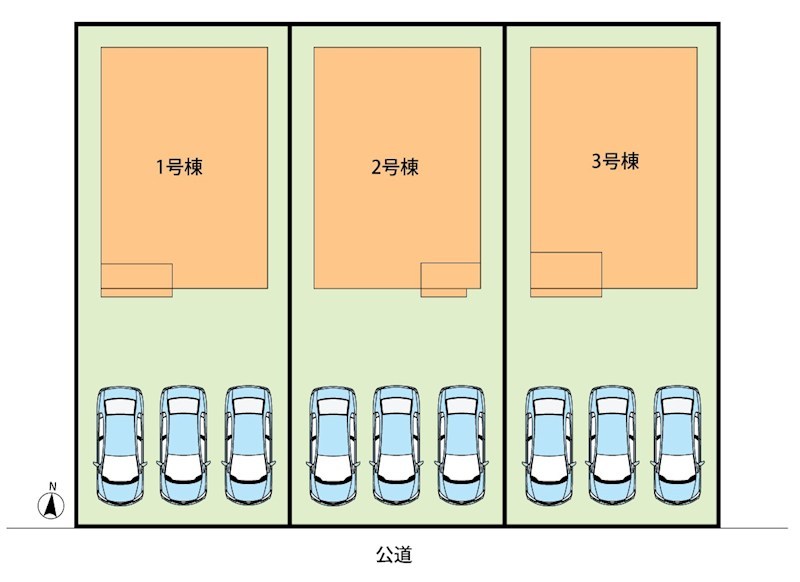 岐阜市中川原　第4期　1号地 区画図