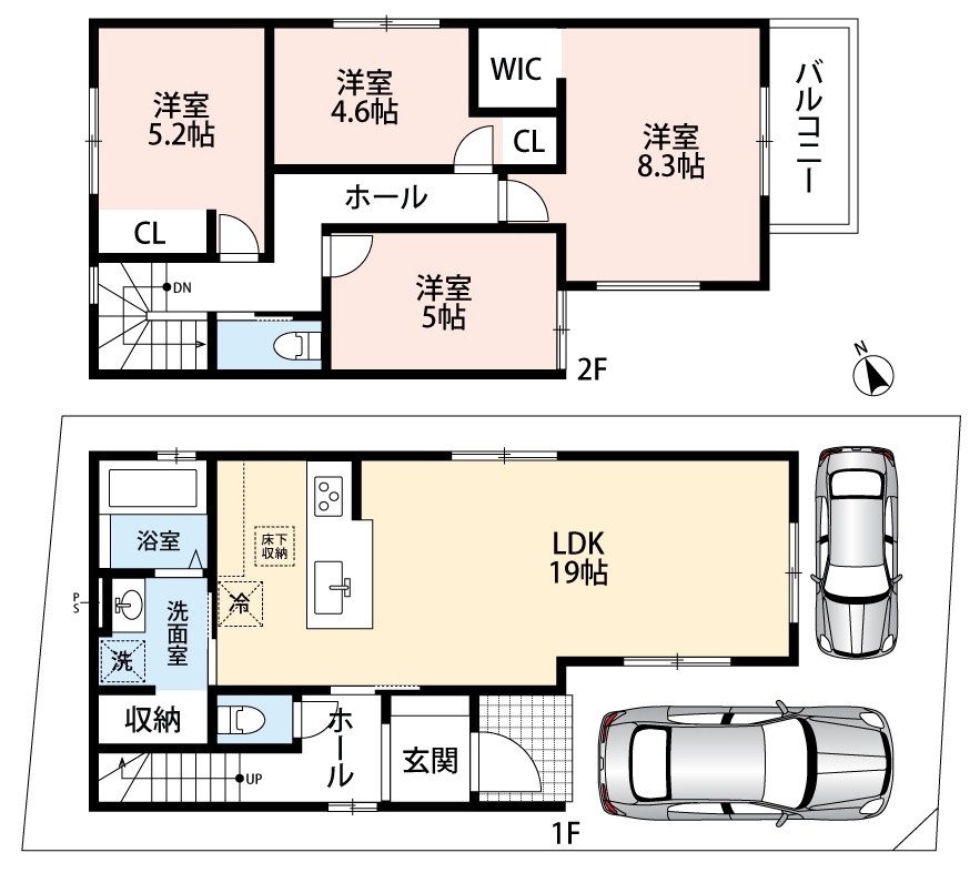 明石市大久保町八木　第18期　2号地  間取図・土地図