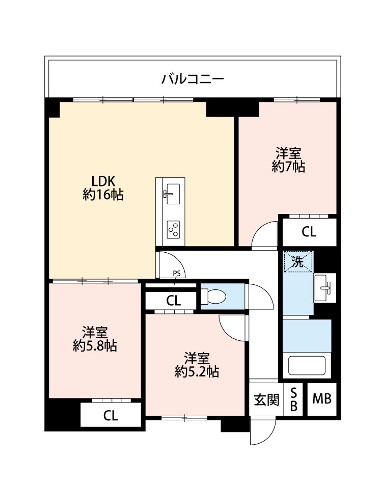 リバティパーク枚方D棟プログレスタワー 間取図・土地図