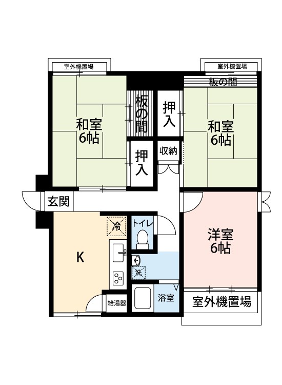 スキップハイツ 間取図・土地図