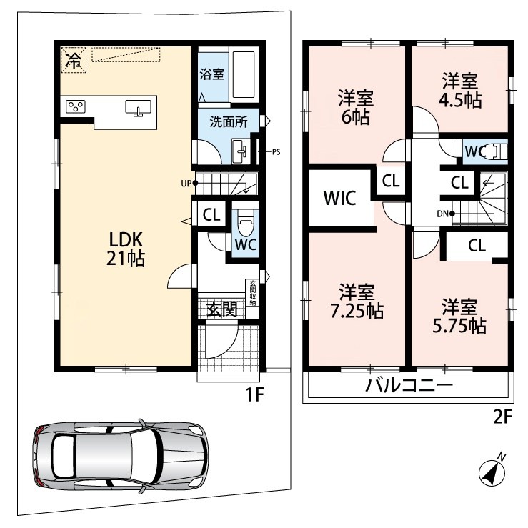 堺市中区堀上町　第1期 間取図・土地図