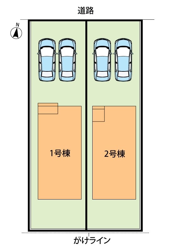 各務原市那加宮浦町　第1期　2号地 区画図