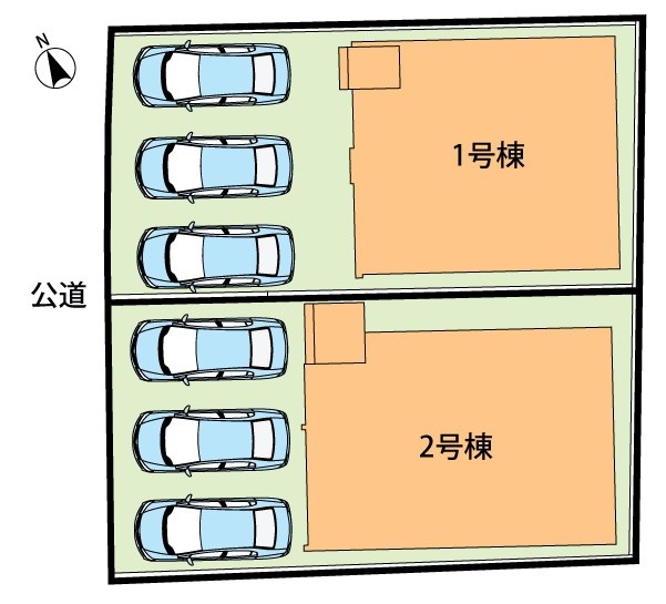 江南市古知野町小金　第3期　2号地 区画図