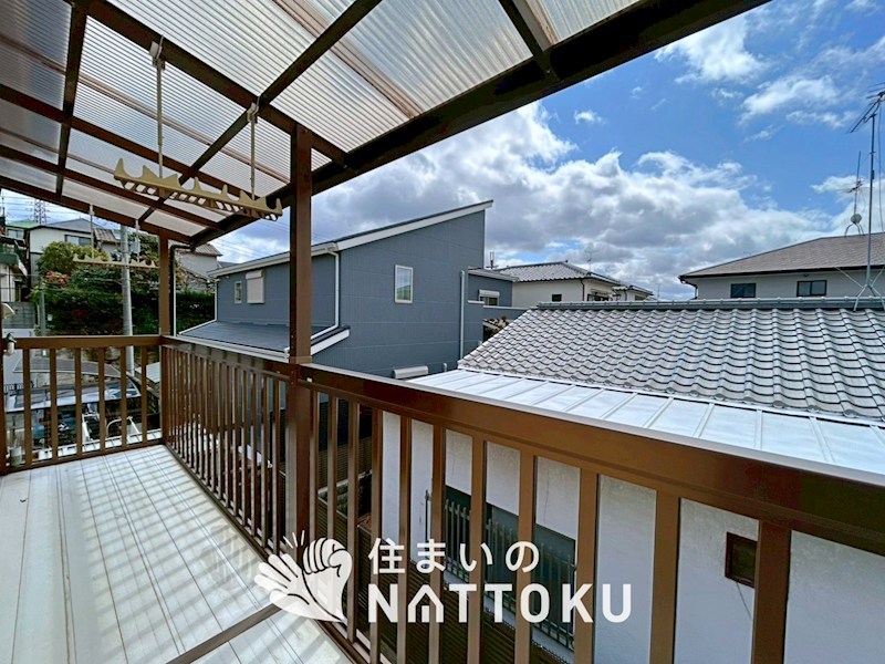 寝屋川市太秦緑が丘　 現地写真（バルコニー）