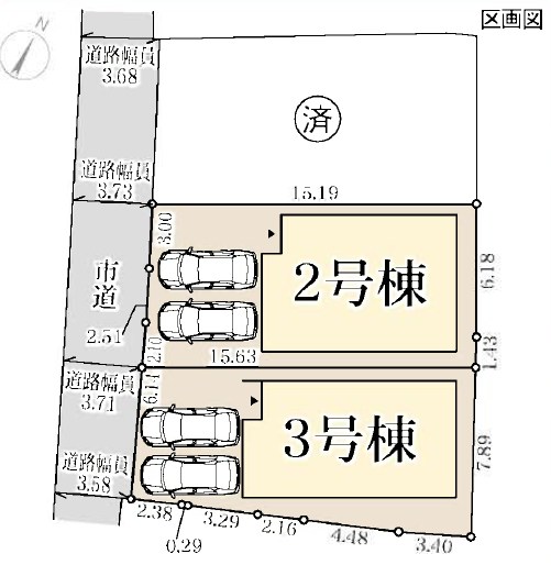 堺市中区福田　第13期　2号地 区画図