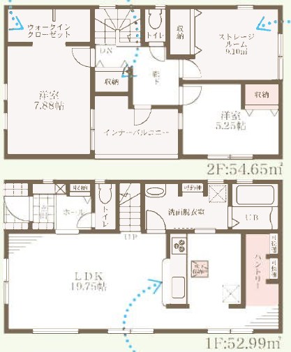 堺市中区福田　第13期　3号地 間取図・土地図