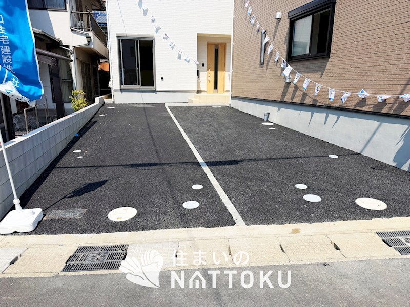 宇治市五ケ庄　第1期　1号地 現地写真（駐車場）