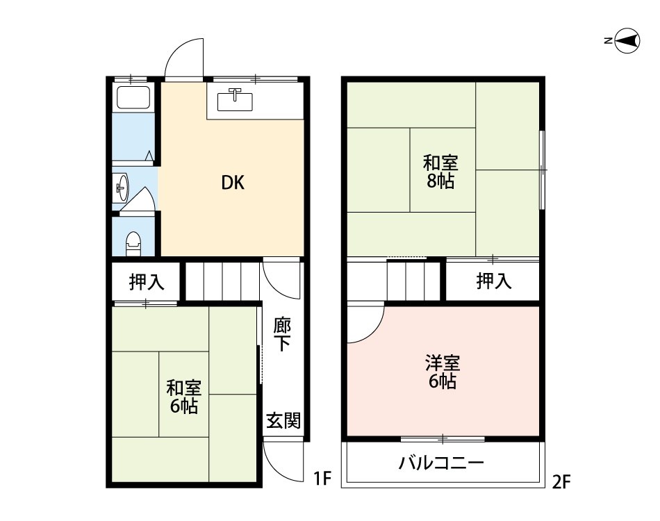 枚方市池之宮 間取図・土地図