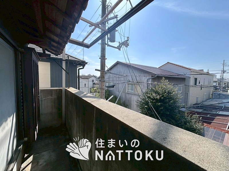 枚方市池之宮 現地写真（バルコニー）