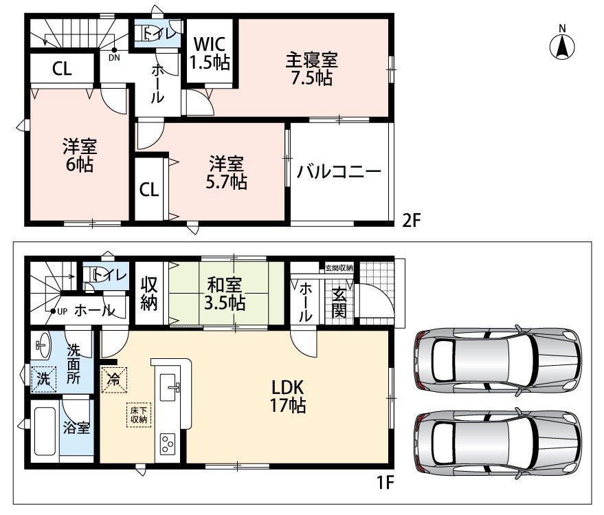 京都市伏見区羽束師菱川町　第1期　7号地 間取図・土地図