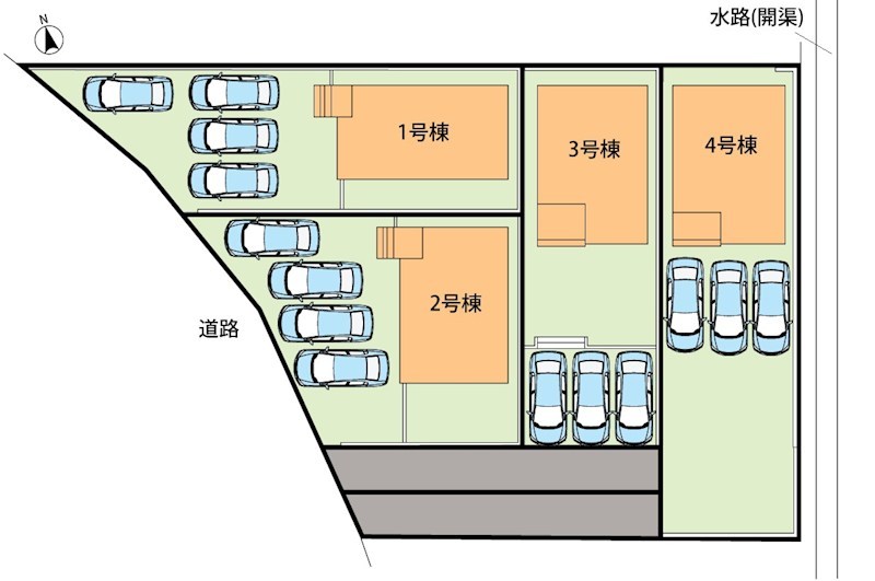 大垣市内原　第1期　3号地 区画図