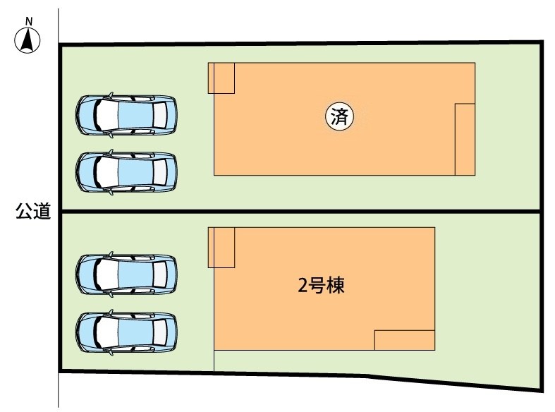 多治見市小田町　第1期　2号地 区画図