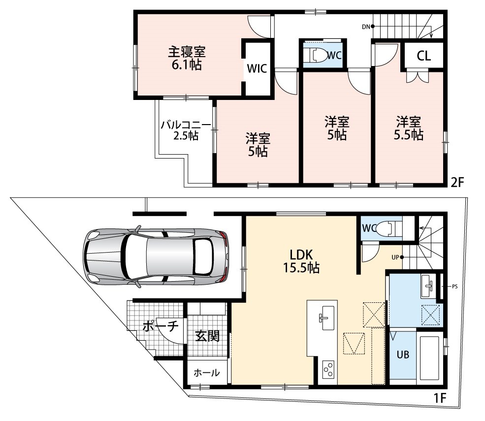 東大阪市菱屋西　第1期　2号地 間取図・土地図