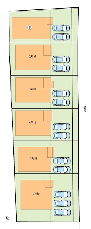 和歌山市有本　第4期　2号地  区画図