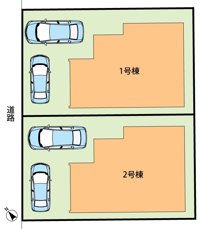交野市松塚　第2期　1号地 区画図