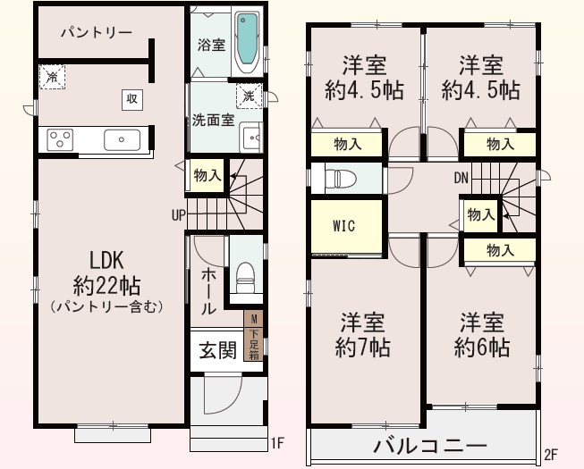 東大阪市西上小阪　A号地 間取図・土地図