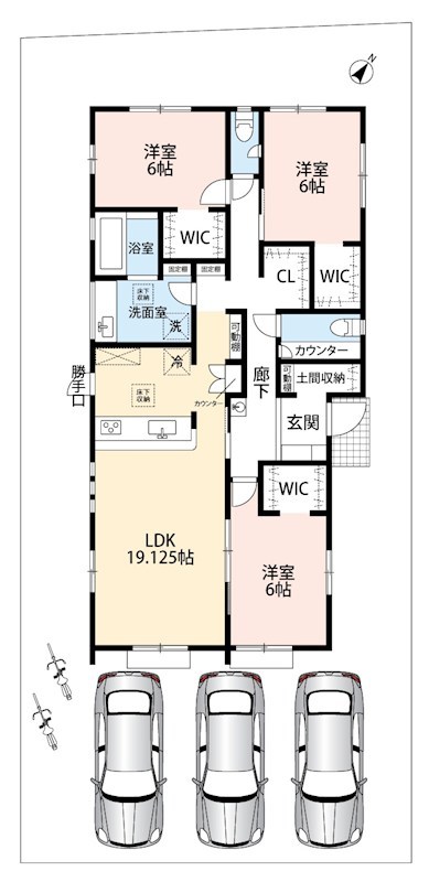 泉南市男里　2号地 間取図・土地図