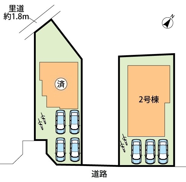 泉南市男里　2号地 区画図