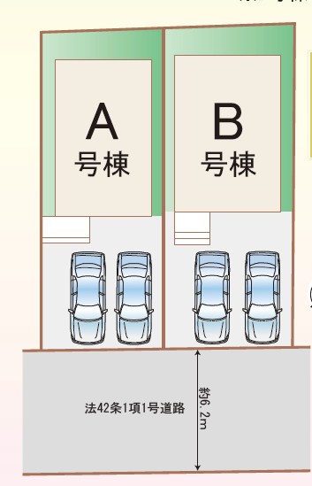 枚方市長尾東町　B号地  区画図