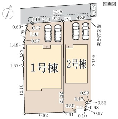 岸和田市三田　第9期　1号地 区画図