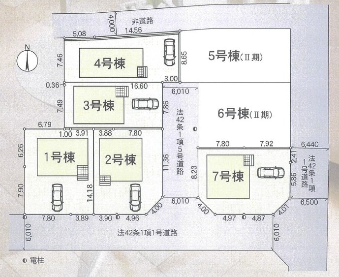 亀岡市曽我部町寺長縄手　第4期　2号地 区画図