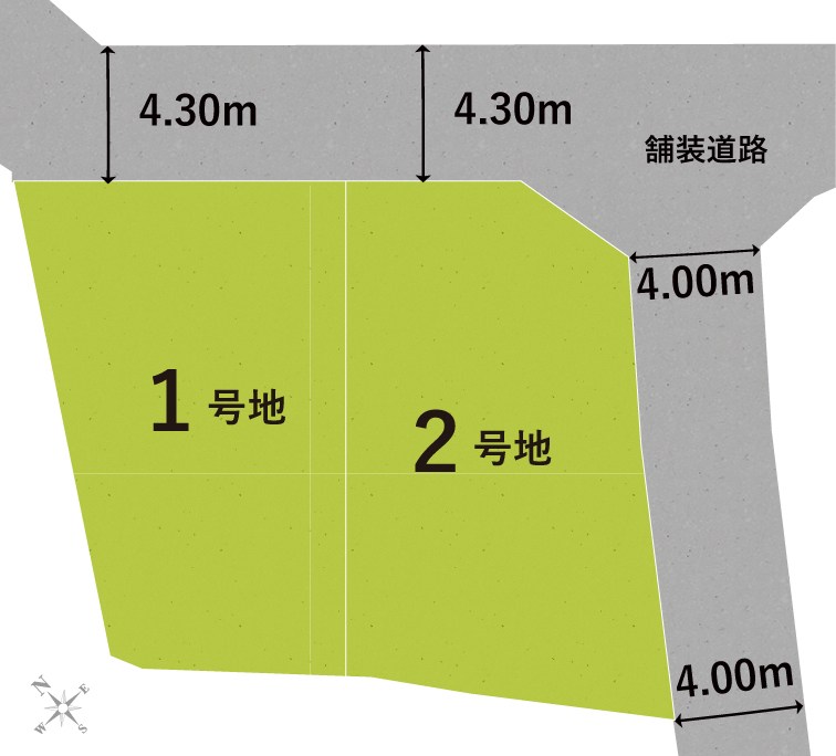 京都市山科区御陵檀ノ後　第1期　2号地 区画図