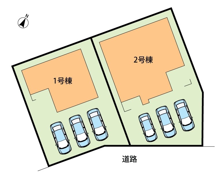 彦根市大藪町　第12期　2号地 区画図