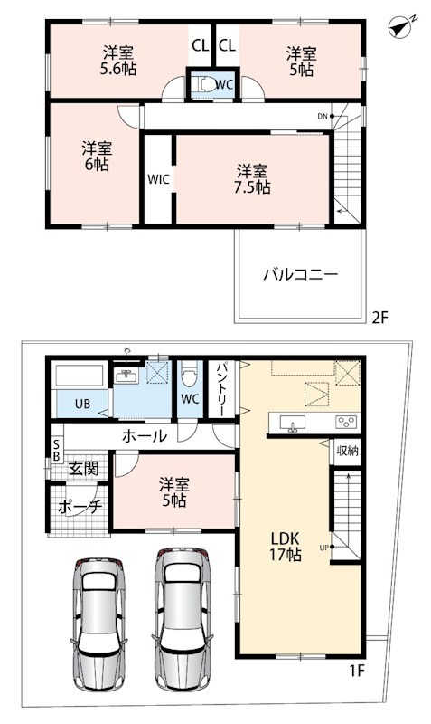 姫路市八代　第1期　2号地 間取図・土地図